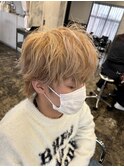 メンズブリーチカラーカット