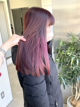ゴウトゥデイシェアサロン 町田店(GO TODAY SHAiRE SALON) 高発色ピンクカラー♪