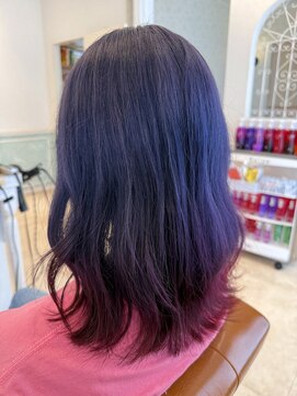 ヘアーサロン リアン 熊谷2号店(hair salon Rien) バイオレット×ピンク♪