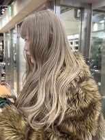 ダブ ギンザ(DaB ginza)&nbsp;ミルクティーブロンド/ケアブリーチ/ハイトーンロング/銀座