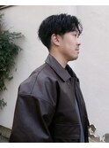 〈浅草 半個室〉 スパイラルパーマセンターパート