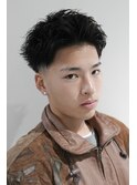 テーパーフェードスキンフェード短髪スパイキーショート三宮