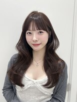 エヌアイ オモテサンドウ(ni omotesando)&nbsp;チョコブラウン×盛れるお顔周りカット　　　【正木碧】