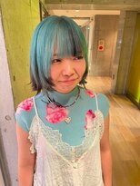 クレア 下北沢(CREA) ケアブリーチデザインミントカラーエンドカラー