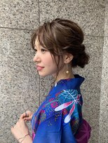 ShellBearヘアアレンジ☆振袖/袴/着物/銀座/東銀座/ヘアセット