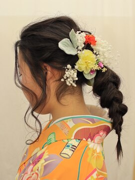 美容室 びゃんびゃん 社店 卒業式にお薦めのヘアアレンジ