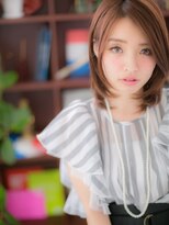カバーヘア ブリス 上尾西口店(COVER HAIR bliss) ■毛先パーマ&アシンメトリーセミディ14-16★上尾20代30代40代