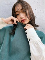 レニーバイエース(LANY by ACE) 【LANY 横浜】シースルーセミロング×ナチュラルブラウン