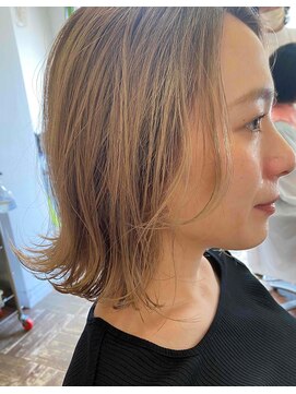 バローチェ(Barouche) 【Barouche/中島綾子】 ブロンドベージュ 切りっぱなし 堀江