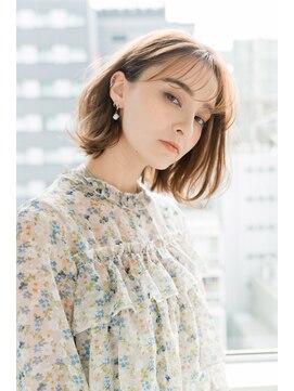 トッカ 三ノ宮店(tocca) 【tocca三ノ宮】透明感☆シアーベージュボブ