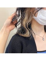 ヴィーヴォ 天六店(VIVO)&nbsp;【VIVO】西屋綾香 インナーカラー ベージュ×ダークグレージュ