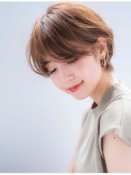グランマッシュ(Granmash) 耳にかけて☆襟足を詰めたショートボブ
