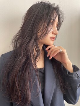 ロフティー 清澄白河(LOFTY) 大人ゆるめロング/髪質改善/韓国/かきあげ前髪/清澄白河/住吉