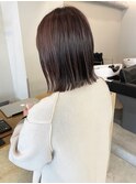 【nous】外はねボブ/切りっぱなしボブ/ストレートヘア/天神