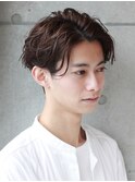 色気のあるデコだし大人ウェーブ