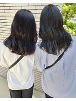 サク(Sac.)&nbsp;ブルーグレージュ×グレージュカラー　Sac.恵比寿　栃木優佑