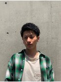 アップバングショートスタイル