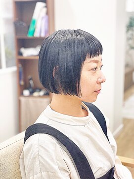 モリオフロムロンドン 松戸店(Morio from London) 【松戸 藤原】大人かわいいパッツとボブ