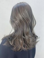 アイティーバイアルバム 松戸店(IT by ALBUM)&nbsp;オリーブグレー_外ハネボブセクションカラー_ba387152