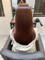 ジーナ セントラル銀座(Zina)&nbsp;ツヤ髪＊髪質改善＊ボルドーレッド【ZinaCENTRAL】