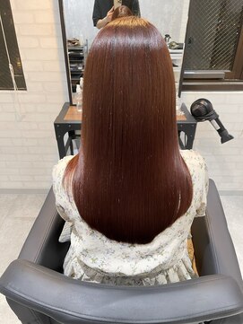 ジーナ セントラル銀座(Zina) ツヤ髪＊髪質改善＊ボルドーレッド【ZinaCENTRAL】