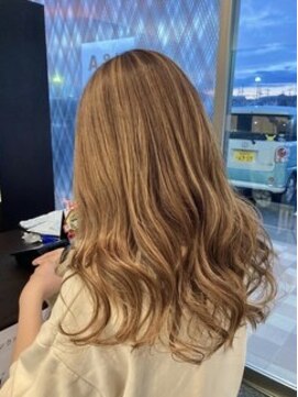 ヘアショップエヌアンドエー 久喜 栗橋店(hairshop N&A) ハイライトカラー/ナチュラルカラー/ベージュカラー　#栗橋