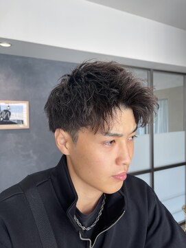 アミ ヘアー ガーデン(ami hair garden) アップバング×ソフトツイスト