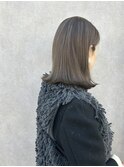 シルバーグレージュボブ