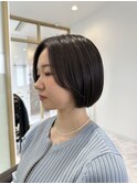 パツッとボブ/顔周りカット
