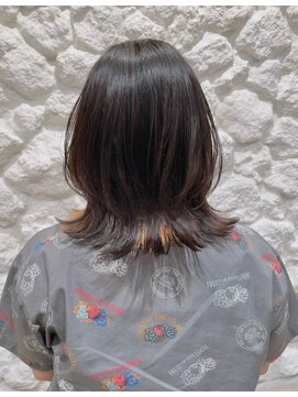 モアナバイヘッドライト 綱島店(Moana by HEADLIGHT) Moana【綱島】#外はね#ミディアム#レイヤーカット#レイヤーボブ