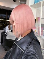 ベレーザ 渋谷(BELEZA)&nbsp;11323艶髪ホワイトピンクラベンダーミルクティー韓国風巻きボブ