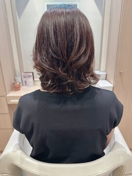 コーエン(cowen) 大人かわいい☆お手入れ簡単お色気ミディ♪デジタルパーマ