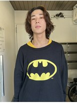 アン モラ(Un mora)&nbsp;メンズミディアム/メンズパーマ/色気パーマ