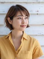 フレア 心 武庫之荘(flare)&nbsp;★似合わせこなれミディグラレイヤー小顔大人ショート