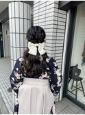 ハーフアップ