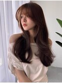 《SOYON》抜け感 キャラメルブラウン 似合わせレイヤー