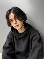 トルネード(TORNADO)&nbsp;メンズショートパーマスタイルビジネスヘア面長K20250503