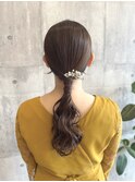 シンプルなタイトポニー 《 ARCH Mayu 》