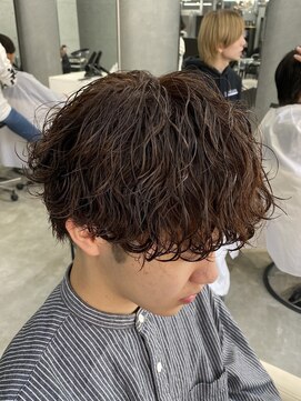 エデアンルクラ 下通(EDEAN Leclat) 熊本メンズパーマ 波巻き ツイスパ マッシュ MEN'S HAIR