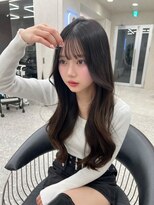 ロール 博多(Role)&nbsp;ミニウルフレイヤーカット顔周り前髪韓国ミディアムロング/博多