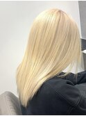 大人気透明感抜群ホワイトブロンド