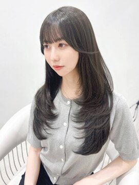 ノエシキカ(noe sikika) ミディアムヘア/暗めカラー/グランマッシュ/栄s23