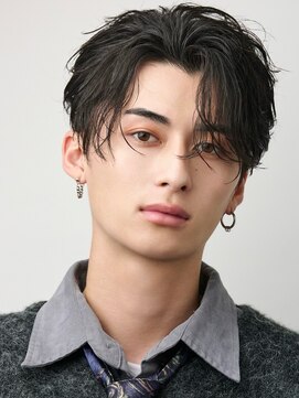 オーシャントーキョー 原宿(OCEAN TOKYO) 波巻きパーマメンズツイストスパイラルパーマセンターパート