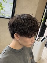 フレイム(FLAME)&nbsp;波巻きパーマツイストスパイラルパーマメンズ東区新潟駅