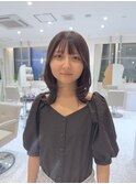 【哉汰】くびれミディアム/チョコレートブラウン/ミディアム20代