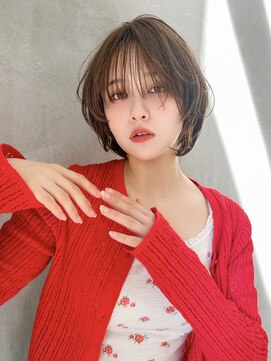 ロンドエニカ 大宮(Lond enika) グランマッシュ/細めハイライト/ショート/白髪ぼかし/前髪/大宮