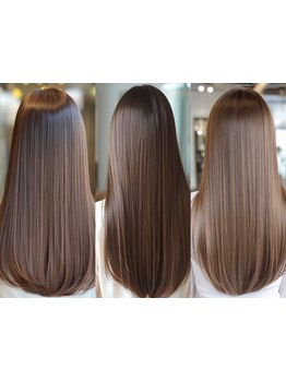 髪質改善特化☆話題のトリートメント4種類！豊富な選択肢で一人一人のお悩みにコミット★最上級の艶髪へ♪