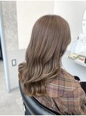 大人のためのグレイベージュ×【脱白髪染めハイライト】