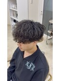 マッシュ×シャドウパーマ
