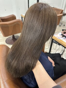 アッシュグレージュ/ブリーチなし